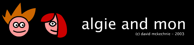 Algie and Mon - David McKechnie 2002